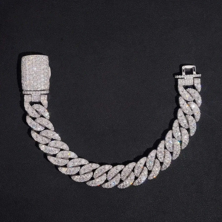 15-18mm VVS Moissanite Bracelet Jewelry