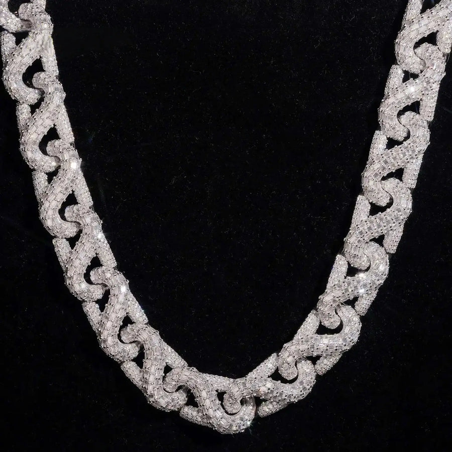 DVVS Moissanite Iced Out Chain Cuban Miami Cuban Chain