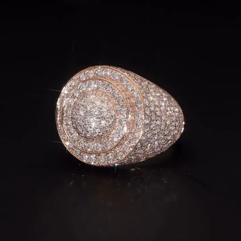 Custom Ring Champion Ring 925 Silver Moissanite Ring