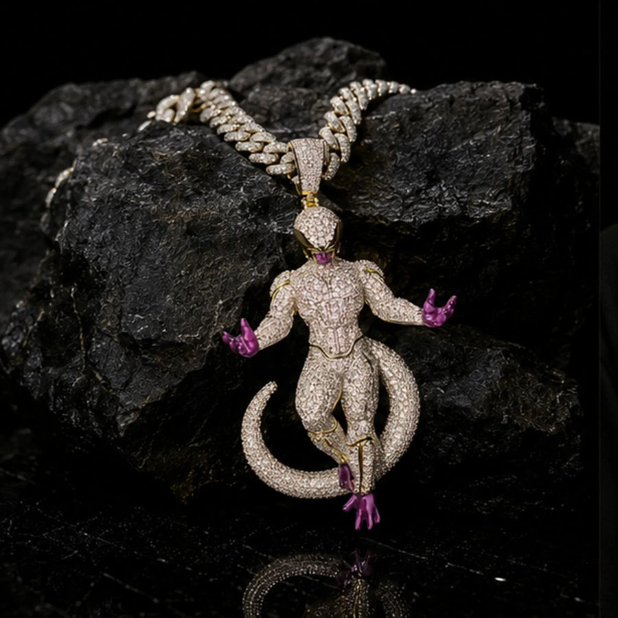 Custom Iced Out Anime 3D Character Pendant