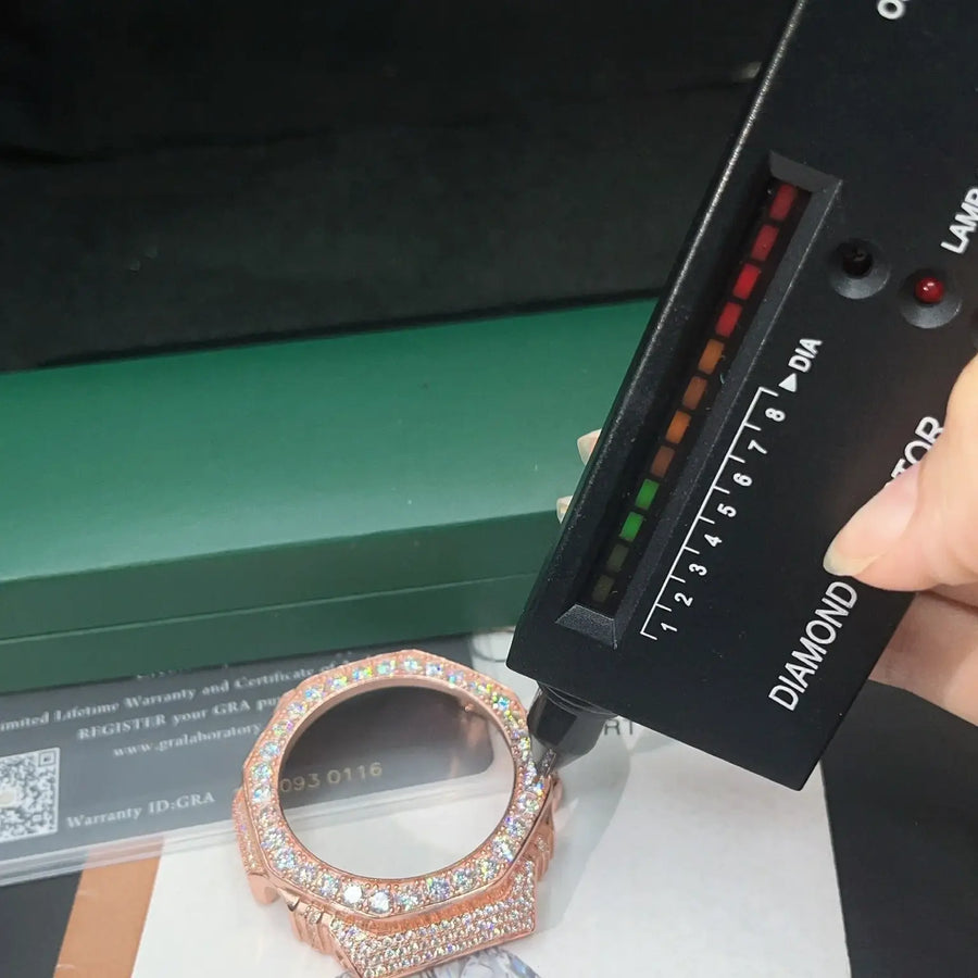 GA2100 Moissanite Bezel Watch Case