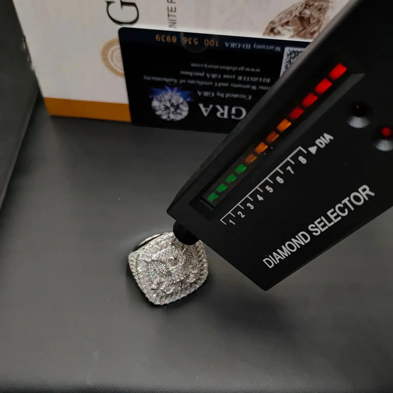 Eagle Ring Pave Signet Ring