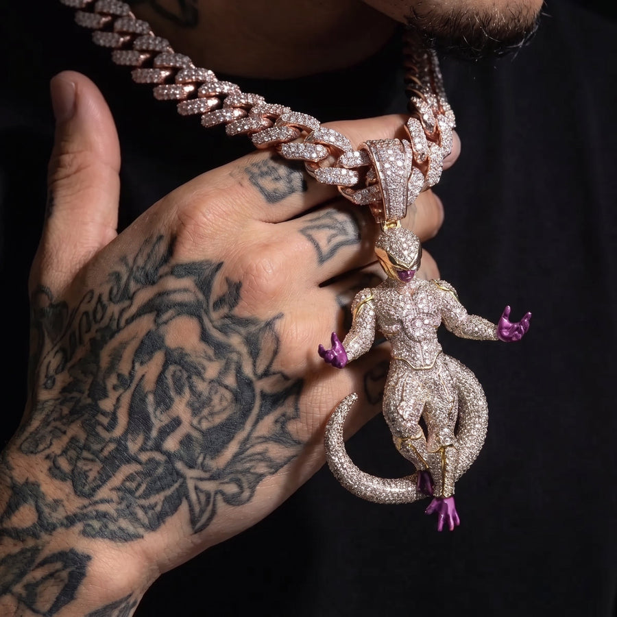 Custom Iced Out Anime 3D Character Pendant