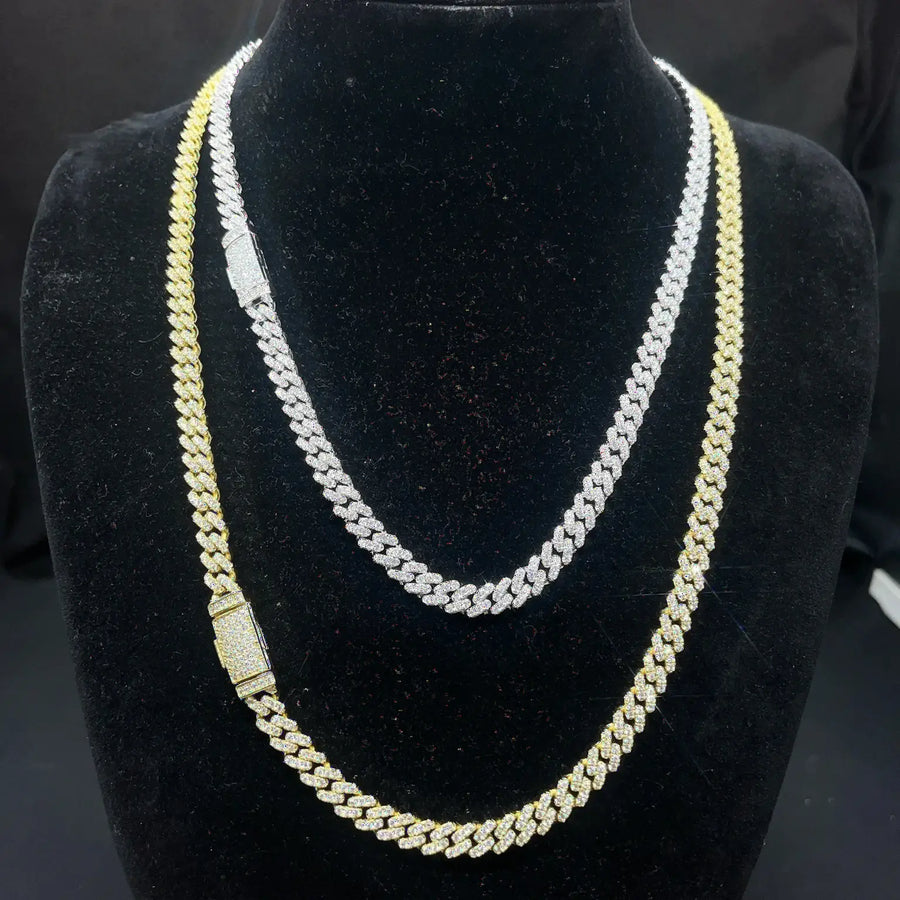 6mm Cuban Link Moissanite Necklace