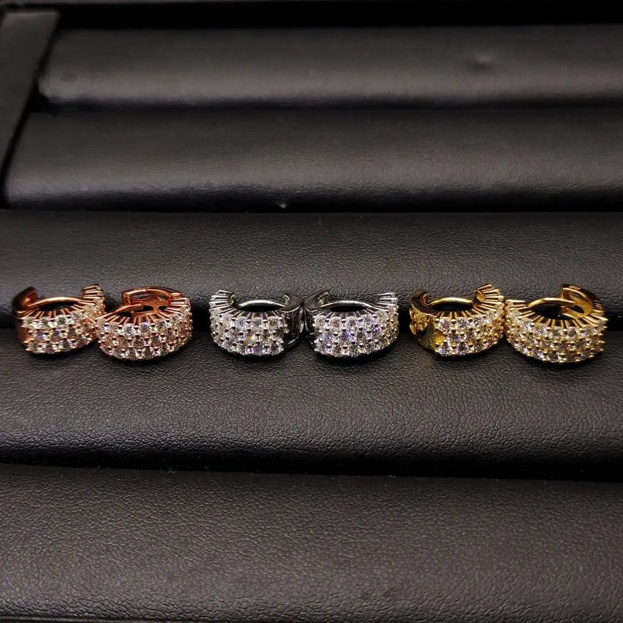 VVS1 Moissanite Hoop Earrings