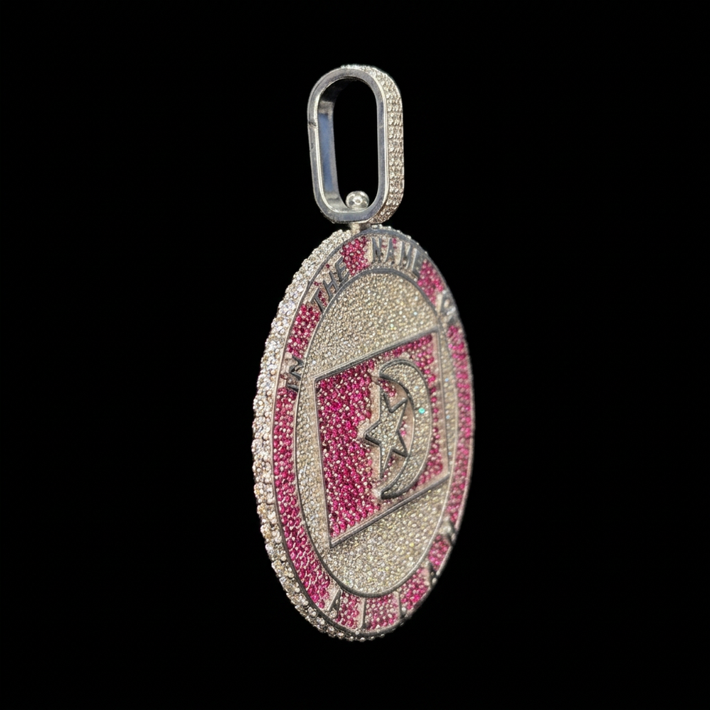 Pendant alternate angle on plain black