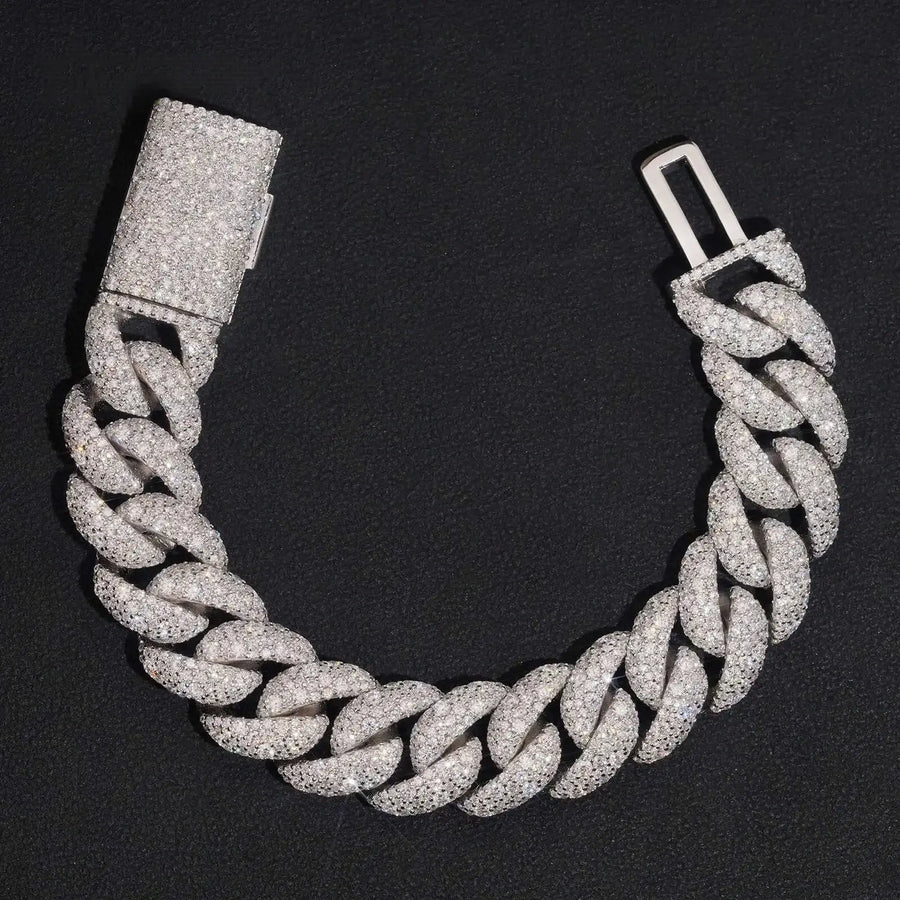 15-18mm  VVS Moissanite Bracelet Jewelry