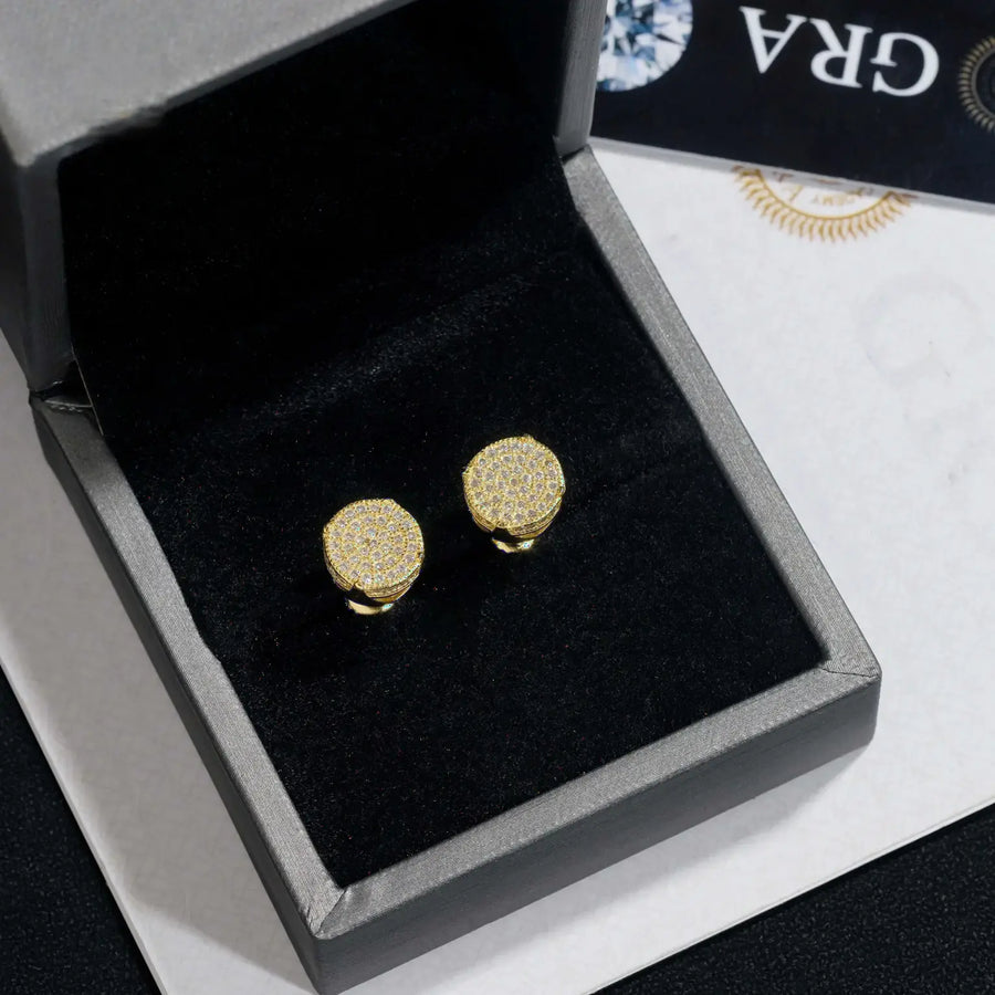 VVS1 D Color Lab Created Moissanite Earrings