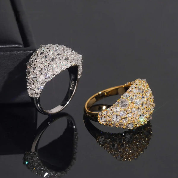 Vvs1  Moissanite Diamond  Ring