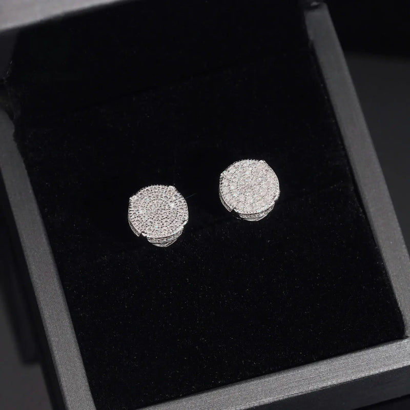 VVS1 D Color Lab Created Moissanite Earrings