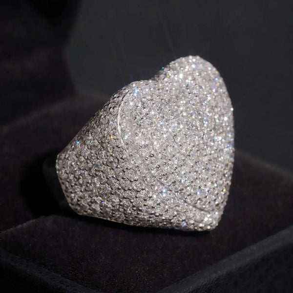 Lab Grown Diamond Heart Shaped Ring