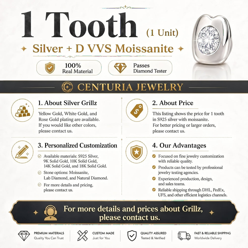 CUSTOM TOP & BOTTOM BAGUETTE CUT VVS MOISSANITE GRILLZ