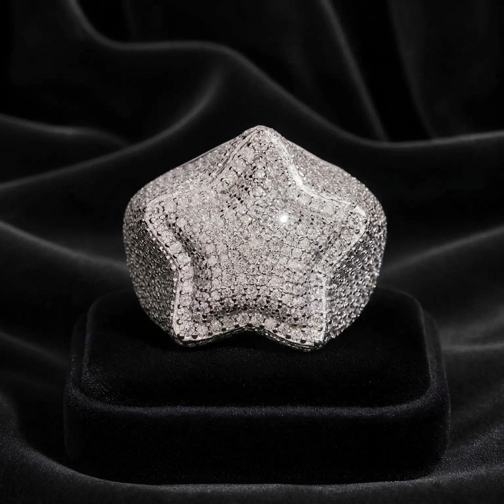 First product photo with black fabric background