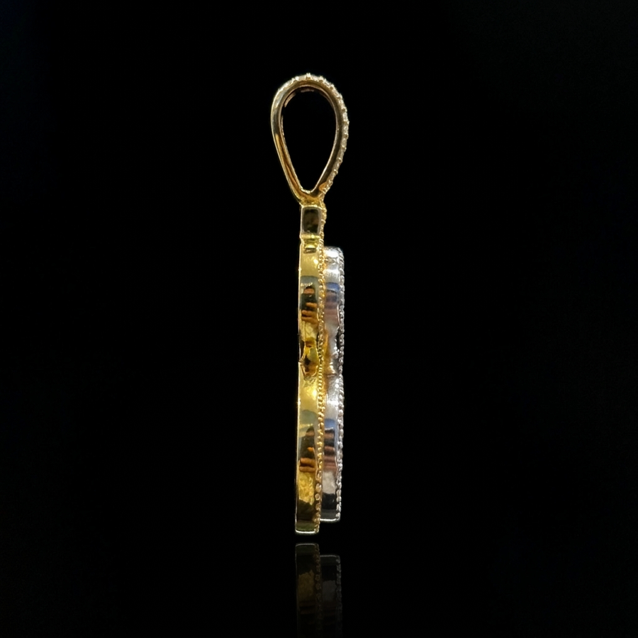 CUSTOM 1.15 INCH VVS MOISSANITE INITIAL LETTER PENDANT